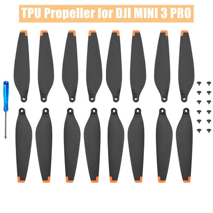 TPU Propeller for DJI MINI 3 PRO Drone - Blade Props Replacement Light Weight Wing Fans for DJI Mini 3 Drone Accessories - RCDrone