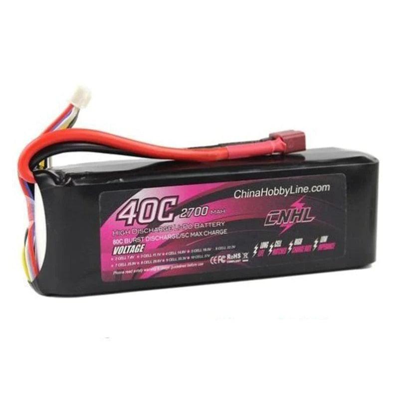CNHL Lipo 4S 5S 6S Battery for FPV Drone - 14.8V 18.5V 22.2V 2200mAh 2700mAh 40C 55C With T XT60 Plug For RC Car Airplane Truck Vehicle Buggy - RCDrone