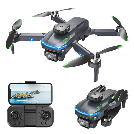 S118 Drone - with 8K HD Camera Optical Flow Obstacle Avoidance Brushless Motor RC Quadcopter Toys for Boys