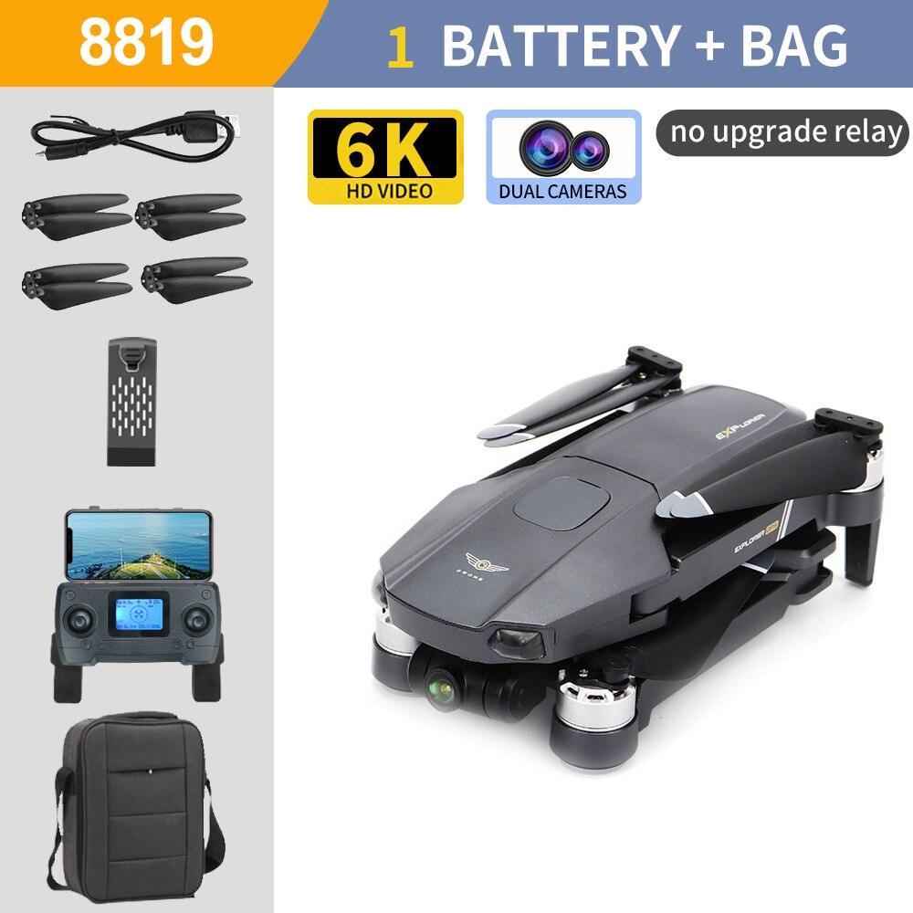 8K 1B - Drone Gps K918 Max, Caméra Dualhd 8k Professionnelle, Sans Balais, Pliable, Rc, Distance