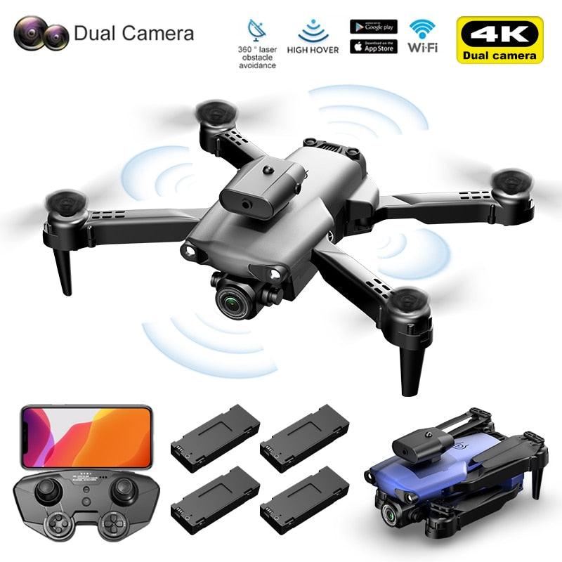 Novo 809 Drone - 4K HD camera WIFI FPV optical flow 360 degree obstacle avoidance foldable four axis RC helicopter toy - RCDrone