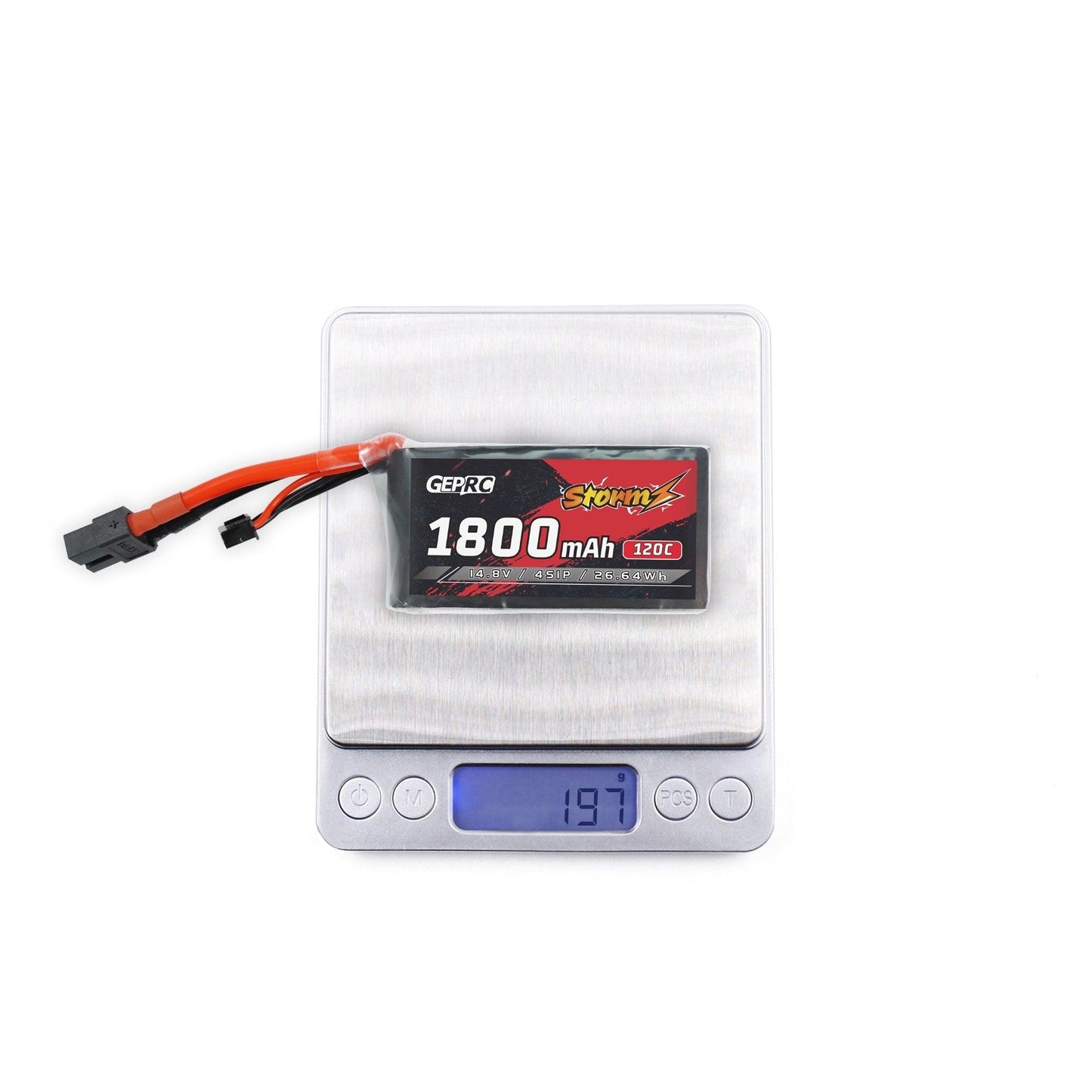 GEPRC Storm 4S 1800mAh 120C Lipo Battery - Suitable For 3-5Inch Series Drone For RC FPV Quadcopter Freestyle Series Drone FPV Battery - RCDrone