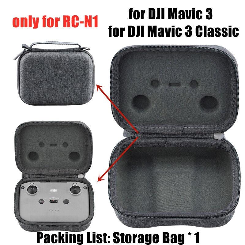 Storage Bag for DJI Mavic 3/3 Classic Drone Body RC-N1 Contoller Carrying Case Handbag Travel Protector for Drone Accessories - RCDrone