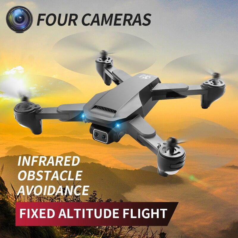 S186 Drone - 4 side Obstacle Avoidance Drone Optical Flow 4K ESC Anti-Shake Folding Four-Axis Remote Control Helicopter Toy - RCDrone