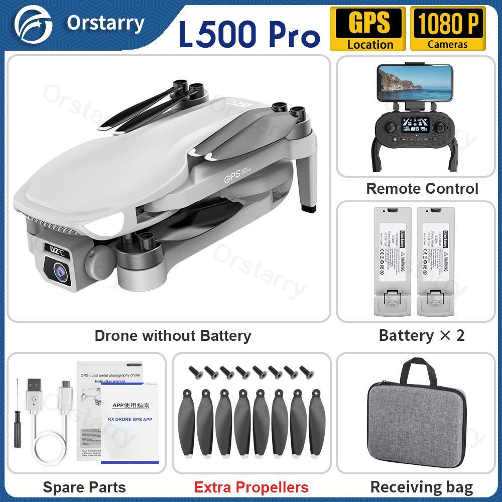 Drone R500 L500 Pro Drone - 4K HD Professional 5G GPS HD Dual Camera Brushless Mo ...