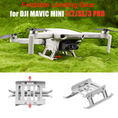 Drone Foldable Landing Gear for DJI Mavic Mini 1 2 SE Quick Release Height Extender Leg for DJI MINI 3 PRO Protector Accessories - RCDrone