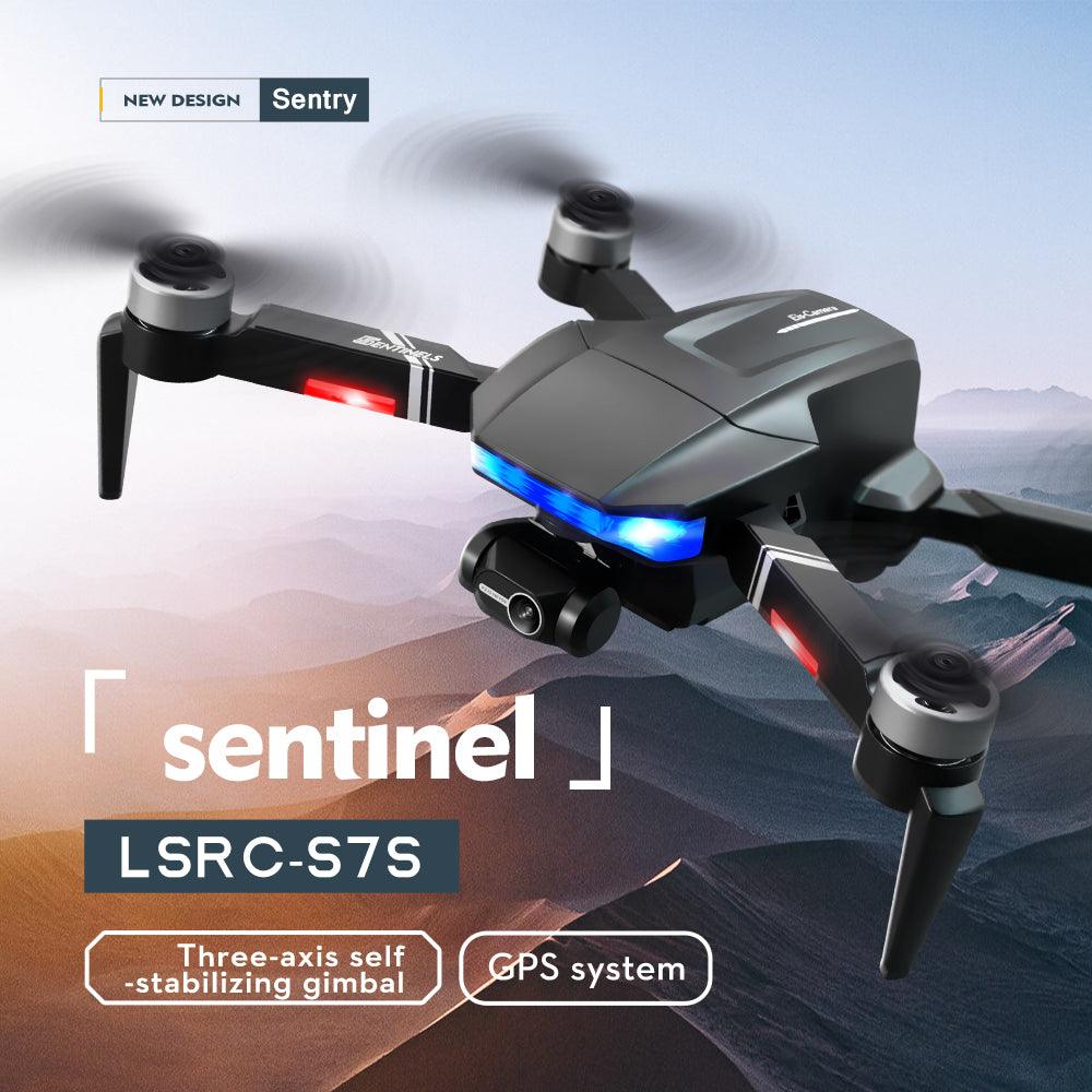 LSRC S7S Drone 5G WIFI 3-axis Real 4K HD Wide Angle Camera Drone Professional Camera Drone - RCDrone