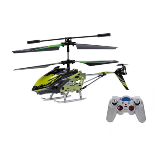 Wltoys XK S929-A RC Helicopter - 2.4G 3.5CH with Led Light RC Helicopter Indoor Toys for Beginner Kids Children Blue Red Green - RCDrone