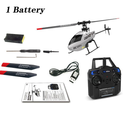 C129 V2 RC Helicopter - 6 Channel Remote Controller Helicopter Charging Toy Drone Model UAV Outdoor Aircraft RC Toy - RCDrone