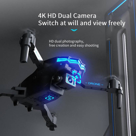 NEW X6 Drone, 4K HD Dual Camera Switch at will and view freely HD dual photography; free creation and easy