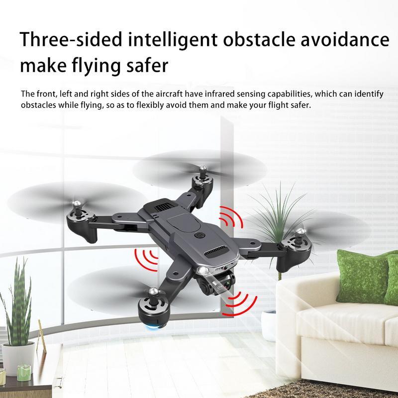 S819 Drone - 2023 New 4k Profesional HD Pair Camera With obstacle avoidance Brushless Motor Foldable Quadcopter Helicopter Toys - RCDrone