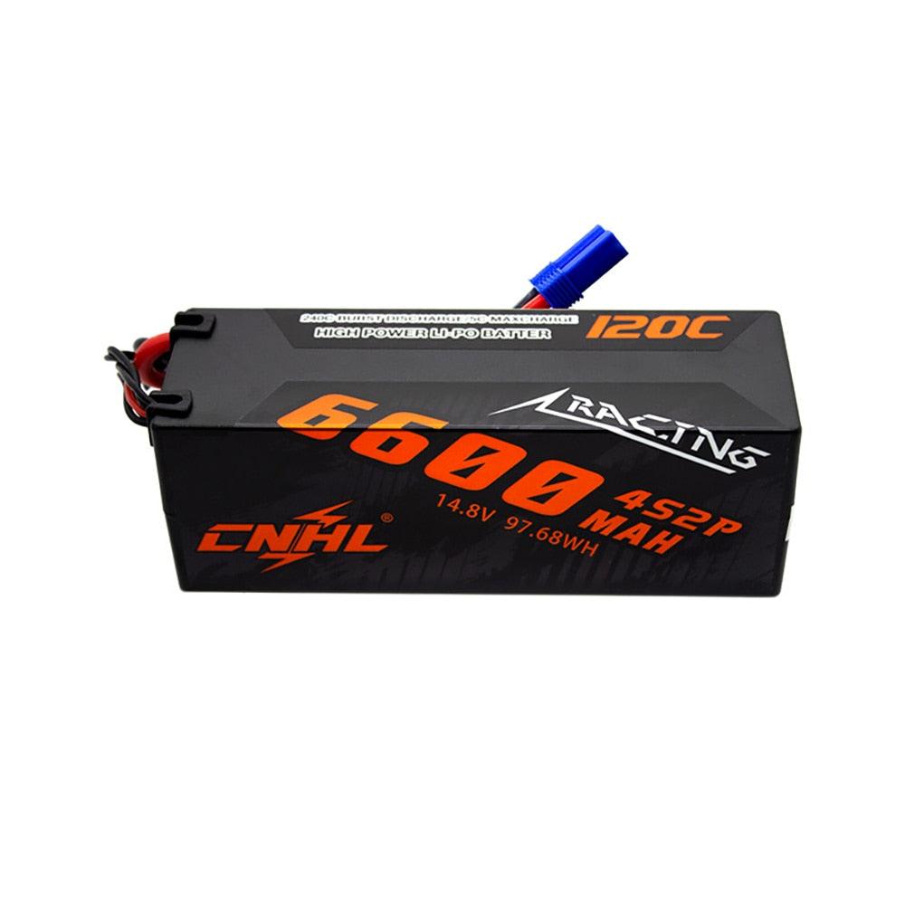 CNHL Lipo Battery For FPV Drone - 2S 3S 4S 7.4V 11.1V 14.8V 4900mAh 5600mAh 8000mAh 120C Hard Case With EC5 Plug For RC Car Airplane Truck Boat - RCDrone