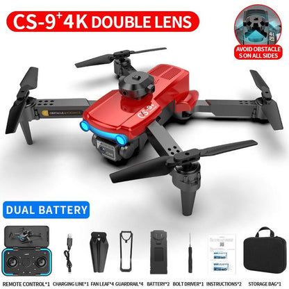 KBDFA CS9 Drone - Profissional Drones Camera Hd 4K 2.4G WIFI Avoid Obstacles Optical Flow Localization Quadcopter Toys - RCDrone