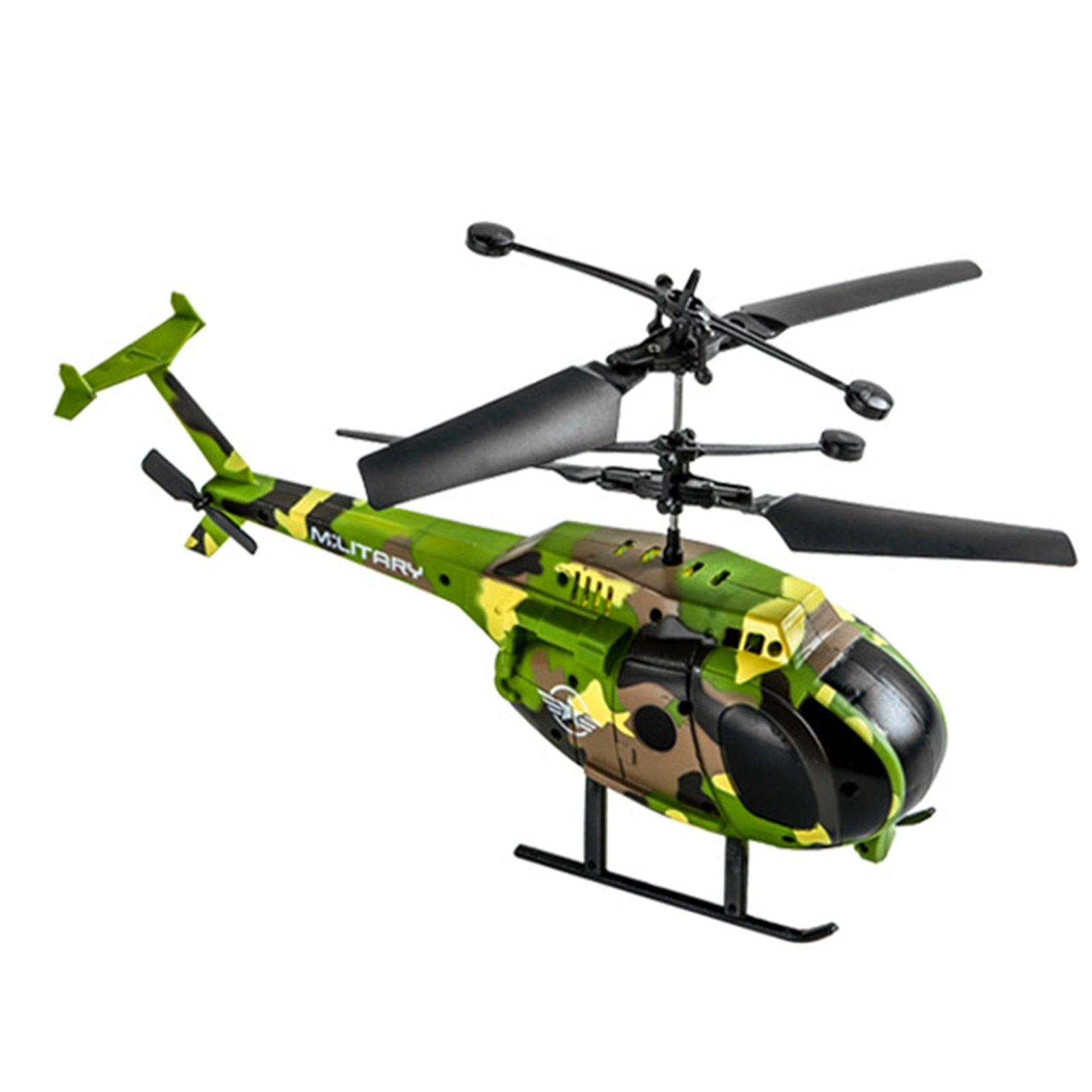 C135 RC Helicopter 2CH mini drone Remote Control Plane Aircraft Kids Toy Gift for Kid boy Children outdoor Indoor Flight Toys Army Green