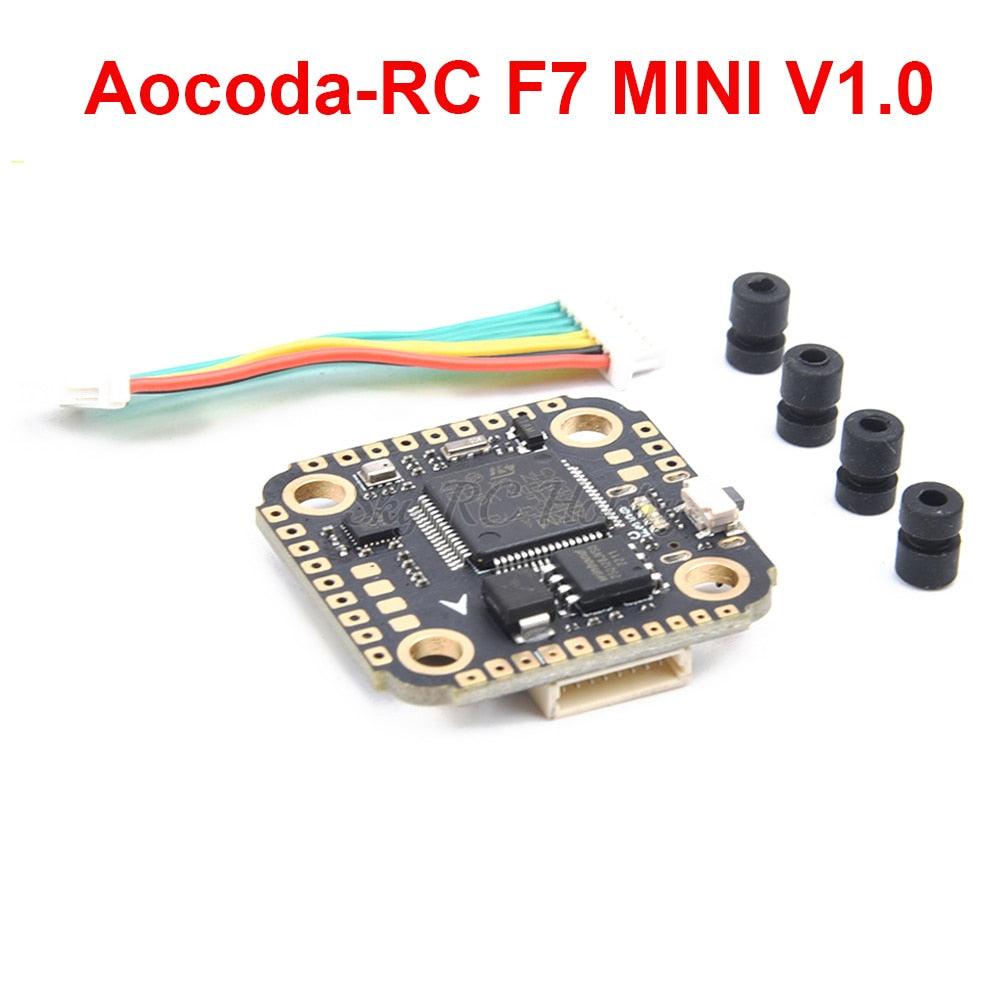 Aocoda-RC F7 MINI V1.0 Flight Controller - 3-6S 20X20mm FC MPU6500 w/ OSD Barometer Black Box For RC FPV Drones - RCDrone