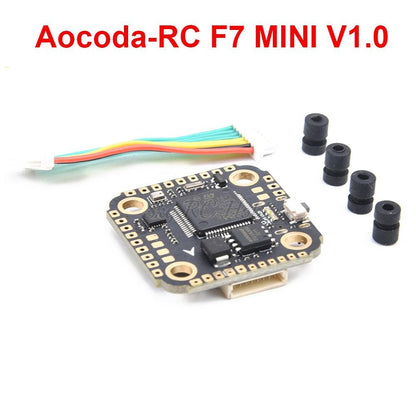 Aocoda-RC F7 MINI V1.0 Flight Controller - 3-6S 20X20mm FC MPU6500 w/ OSD Barometer Black Box For RC FPV Drones - RCDrone