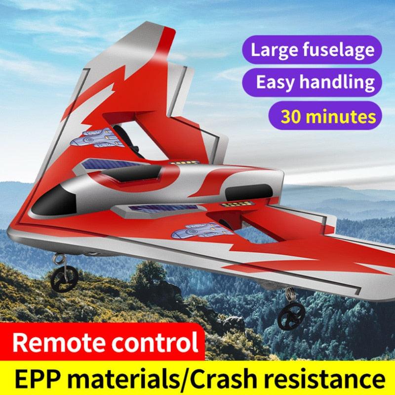RC Plane Delta Wing TY8 Drone Electric Fixed Wing Fighter Remote Control Fall Resistant Glider Airplane Toys for boys VS SU-35 - RCDrone