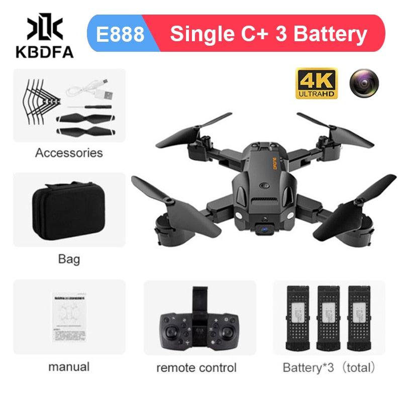 KBDFA RC Drone FPV Professional Drones 4K HD Aerial Photography Obstacle Avoidance Quadcopter Helicopter RC Distance Toys - RCDrone