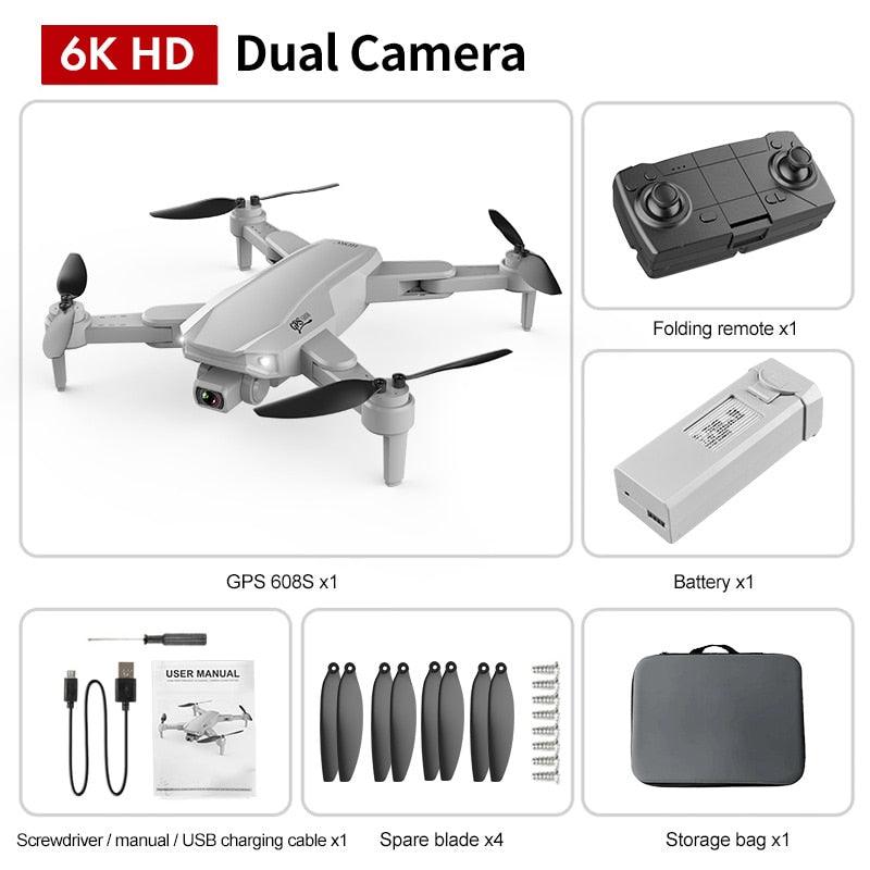 S608 Pro Drone 3KM GPS 4k Profesional Drone HD Dual Camera