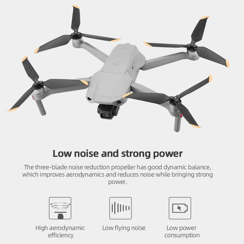 Pour Mini 2 Avion Fibre de carbone Hélice Drone Pièces d'hélice à faible  bruit