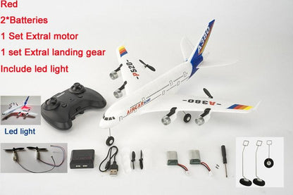 Airbus A380 P520 RC Airplane - Foam Toys 2.4G Fixed Wing Plane Outdoor Toys Drone Easy Fly Children Gift Hot Gyro Airplane - RCDrone
