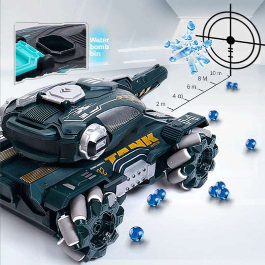 遙控汽車兒童玩具 - 四輪驅動遙控汽車遙控坦克手勢控制水彈電動裝甲玩具男孩禮物
