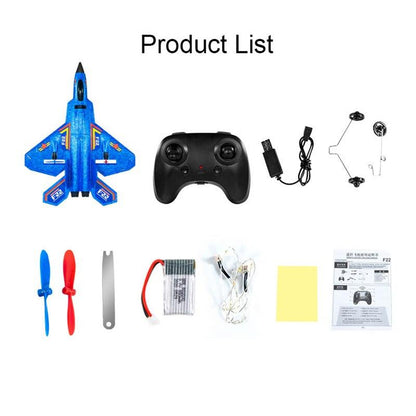 F22 Rc Plane - Remote Control Aircraft Glider Radio Control Helicopter EPP Foam remote controlled Airplane Toys for boys Children - RCDrone