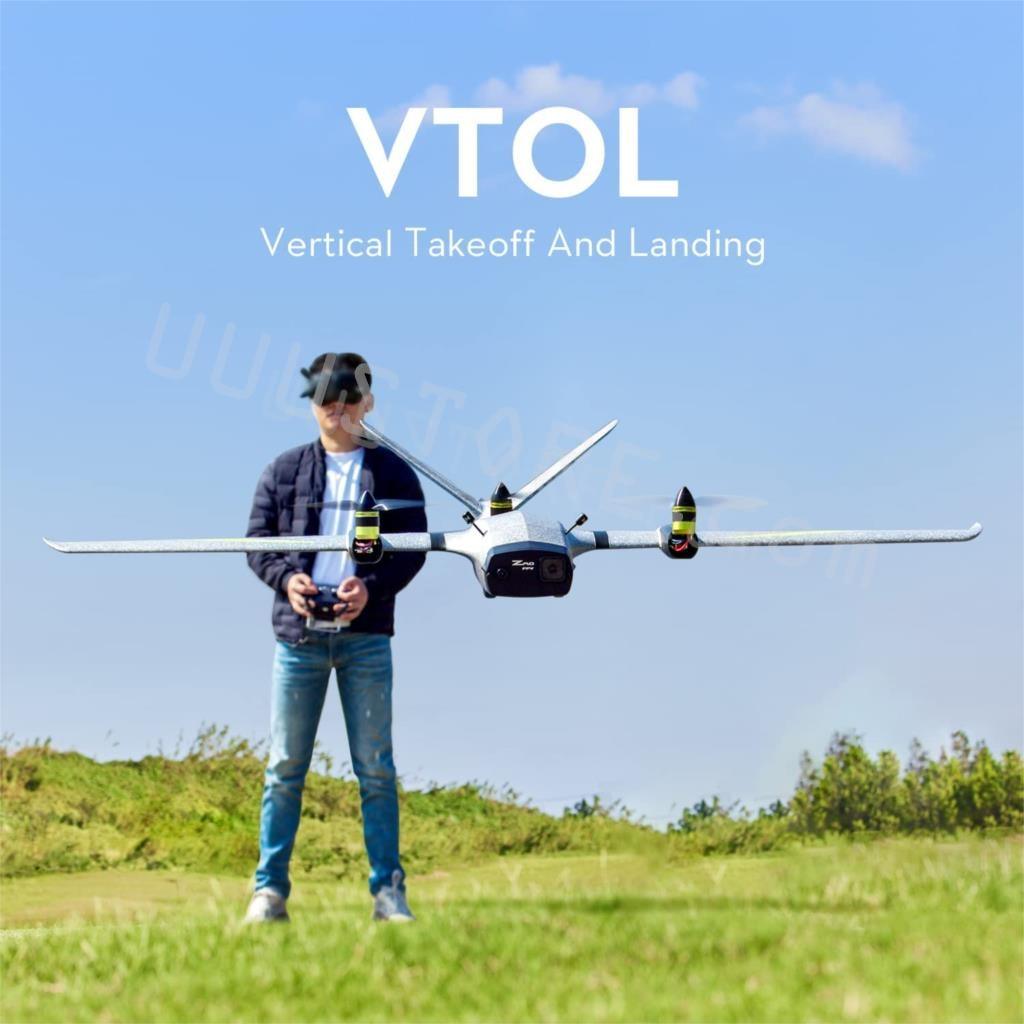 OMPHOBBY ZMO VTOL RC AirPlane - HD Transmission One Key Return 60mins ...