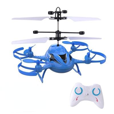 Two-Channel Suspension RC Helicopter Drop-resistant Induction Suspension Aircraft Charging Light Aircraft Kids Toy Gift for Kid - RCDrone