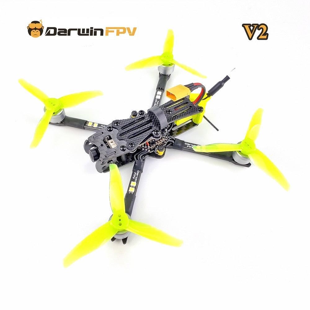 DarwinFPV Baby Ape/Pro/V2 FPV Drone - Flight Control Quadcopters 142mm 3 Inch F4 OSD 15A AIO BLHeli_S Dshot600 40CH 200mW 700TVL