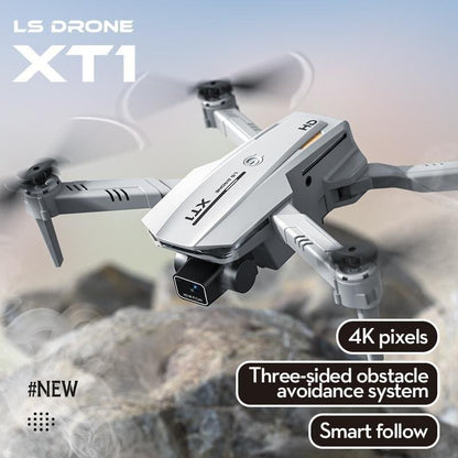 XT1 Drone - 2023 New 4K HD Camera FPV WIFI 3-way Obstacle Avoidance Foldable Quadcopter RC Helicopter For Kid Gift - RCDrone