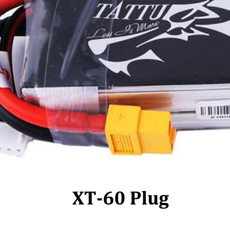 Tattu Lipo Battery 1300mAh 1550mAh Lipo 3S 4S Racing Battery XT60