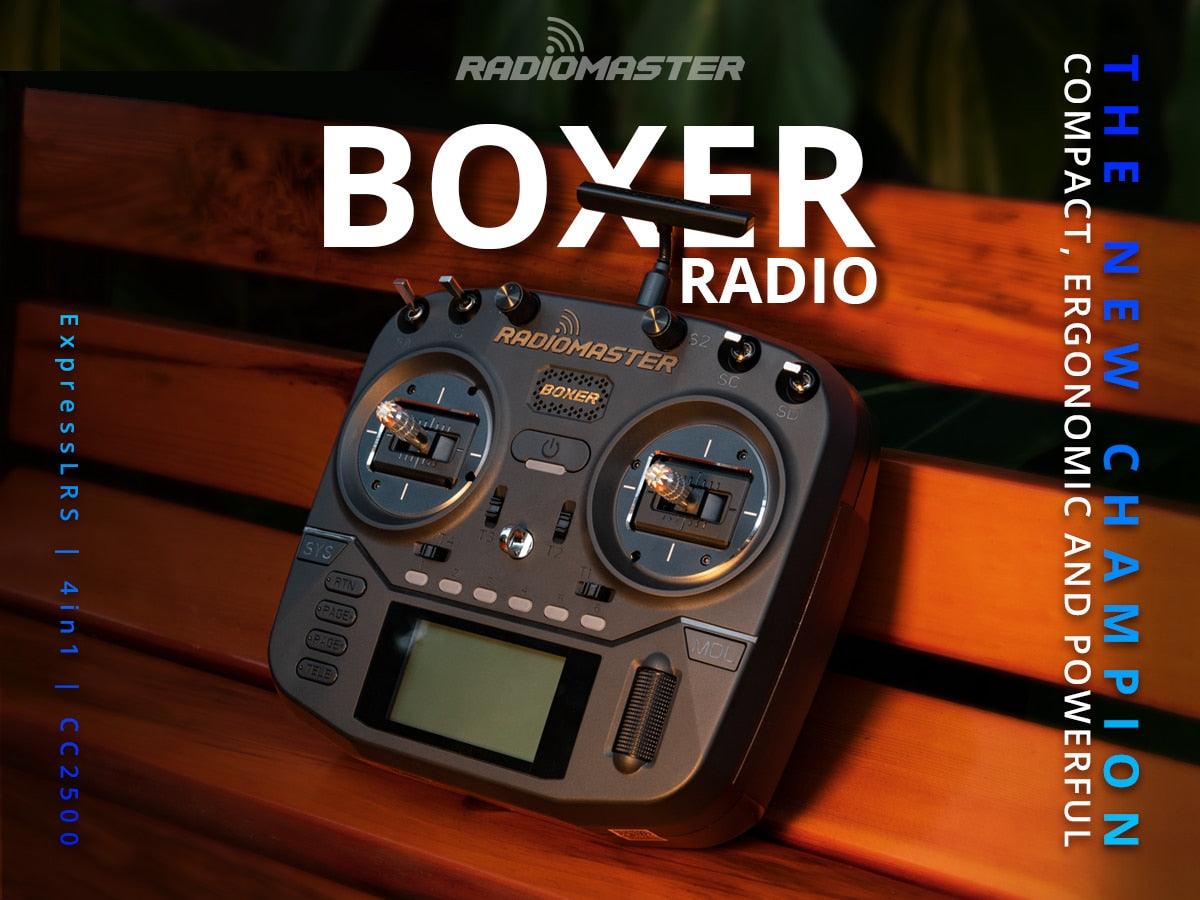 RadioMaster Boxer V4.0 Hall Gimbals Radio Control System CC2500 ELRS JP4IN1 Transmitter Remote Control Multi-protocol - RCDrone