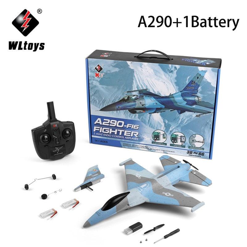 Wltoys A290 F16 3CH RC Airplane - 2.4G Remote Control Fixed Wing A200 RC Airctaft Landing Glider Planes Model Foam Toys For Boys - RCDrone