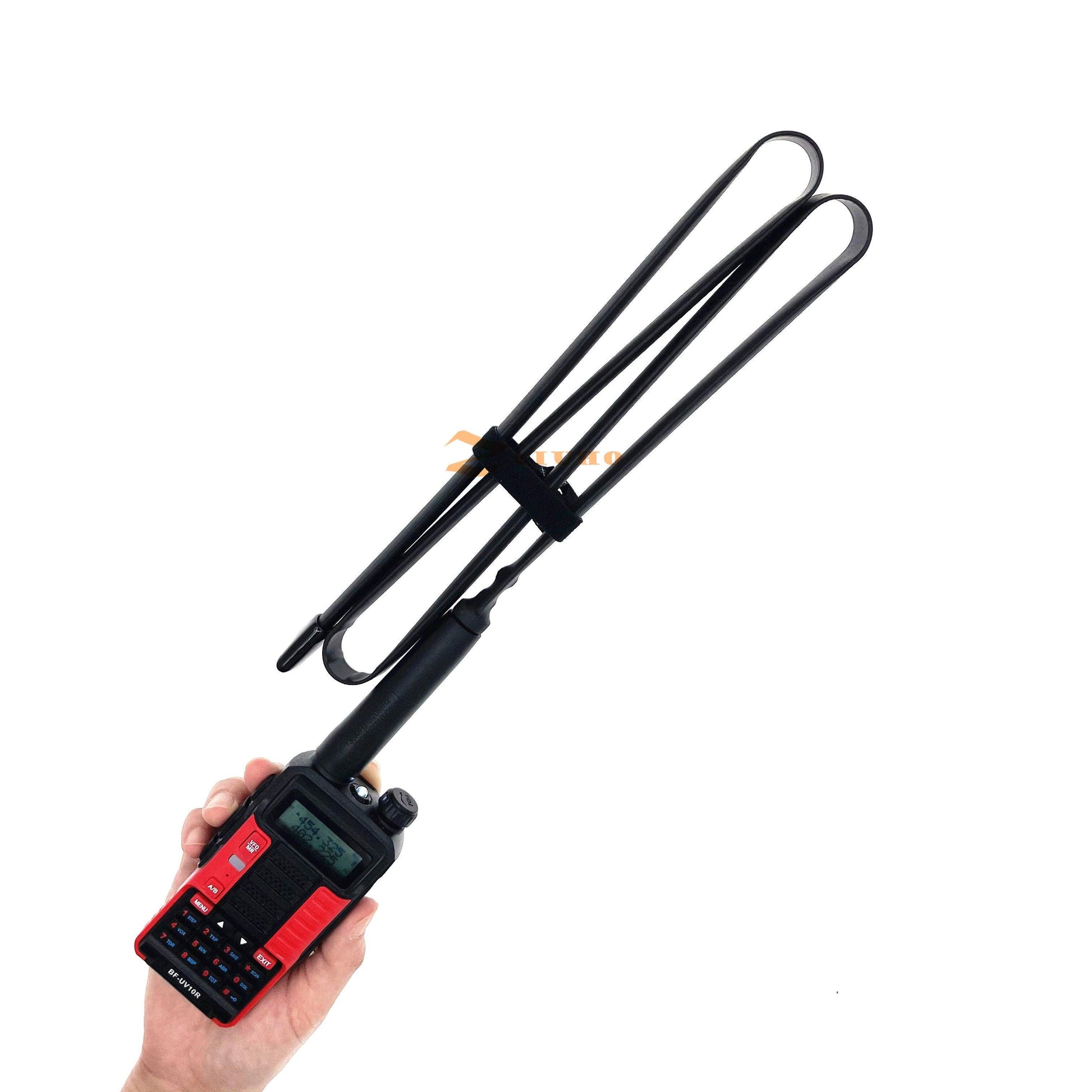 New Tactical SMA-F Foldable Antenna VHF UHF Walkie Talkie Baofeng UV-5R 82 9R Plus antenna BF-888S For CS Hunting Fighting - RCDrone