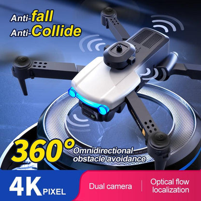 K102 Pro Drone - UAV Four-way OA 4K Dual Camera Wifi RC Helicopter FPV Optical Flow Positioning Aerial Photography Toy Drone Gift - RCDrone