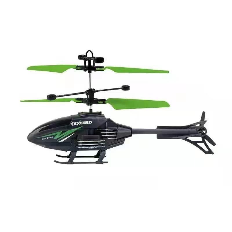 YKF1303 RC Helicopter - 2 Way Remote Control Helicopter with Light Usb Charging Fall Resistant Mini Airplane Model Resistant Toys Gifts Rc Airplane - RCDrone