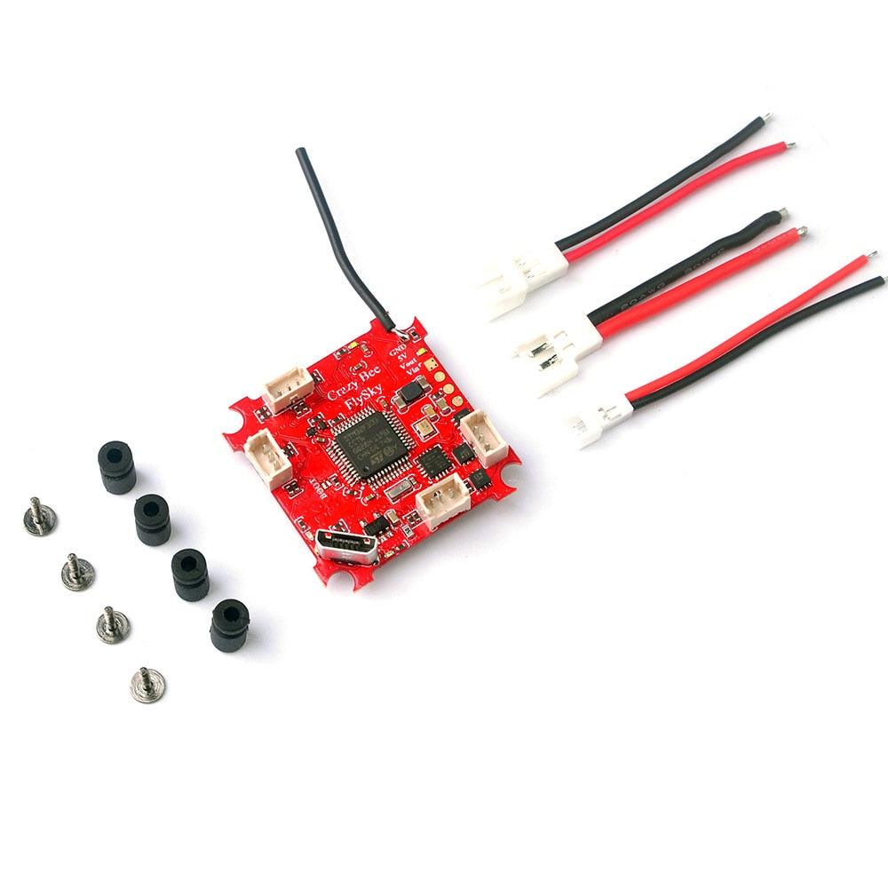 Happymodel Crazybee F3 Flight Controller - BLHELI_S 5A 4in1 ESC OSD Current Meter FRSKY FLYSKY Receiver for FPV 1S Tinywhoops - RCDrone
