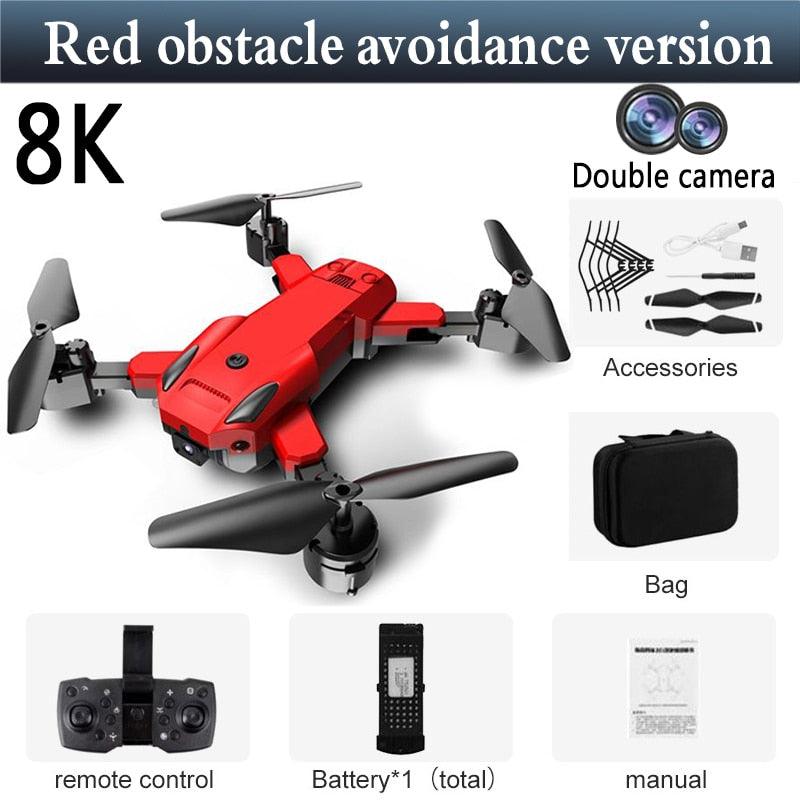 5G 8K HD Drone Professional Dual Camera Wifi FPV Obstacle Avoidance Quadcopter Optical Flow Positioning Fly Distance 1000M Toy - RCDrone