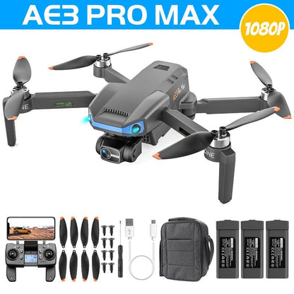 AE3 / AE3 PRO Max GPS Drone - 4K HD Dual Camera Professional Dron FPV EIS 3-Axis Gimbal Radar Obstacle Avoidance Quadcopter RC Toys Professional Camera Drone - RCDrone