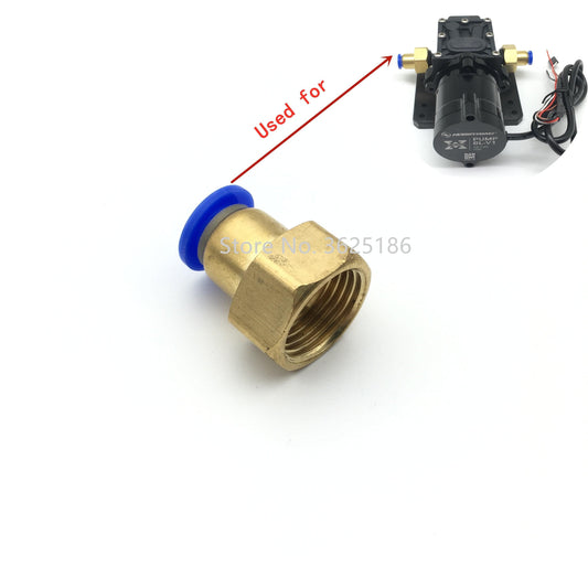 10pcs  8mm 12mm Hobbywing 8L Water Pump, Hobbywing water pump outlet fitting/female straight through connector for agriculture drone use.