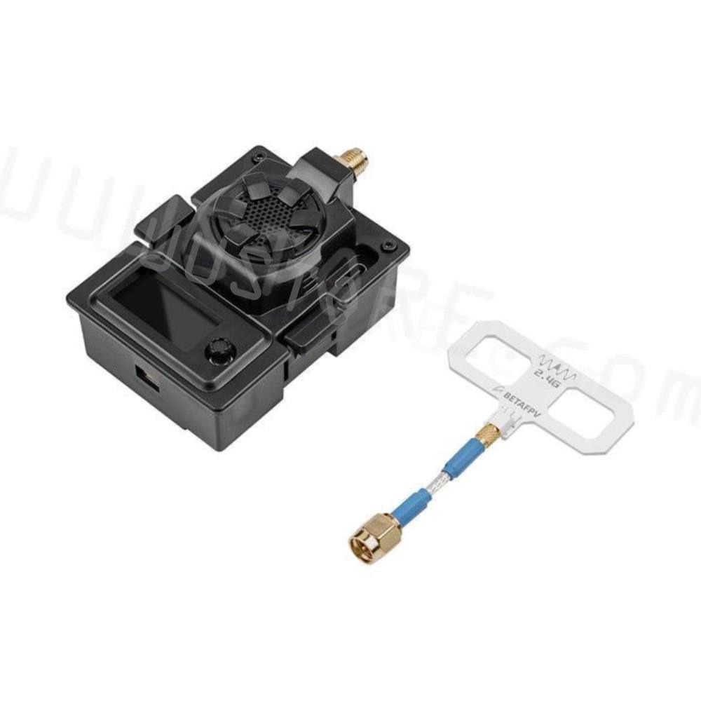 BETAFPV ELRS Micro TX Module - 2.4G 1W Black Version Backpack Built-in Cooling Fan Heat Sink for ELRS 2.4G RX OpenTX Transmitter - RCDrone
