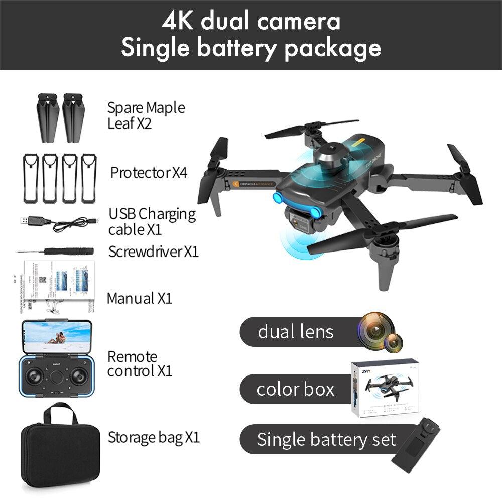F187 Drone - 2023 New 4K HD Dual Cameras Optical Flow Obstacle Avoidance Remote Control Professional Drones - RCDrone