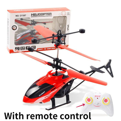 DW2137 Rc Helicopter - 2 Channel Remote Control Mini Drone Flying Helicopter Infraed Induction Kid Toys Aircraft LED Drone Flying Suspension Induction Helicopter - RCDrone