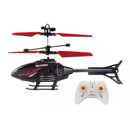 Two-Channel Suspension RC Helicopter Drop-resistant Induction Suspension Aircraft Charging Light Aircraft Kids Toy Gift for Kid - RCDrone