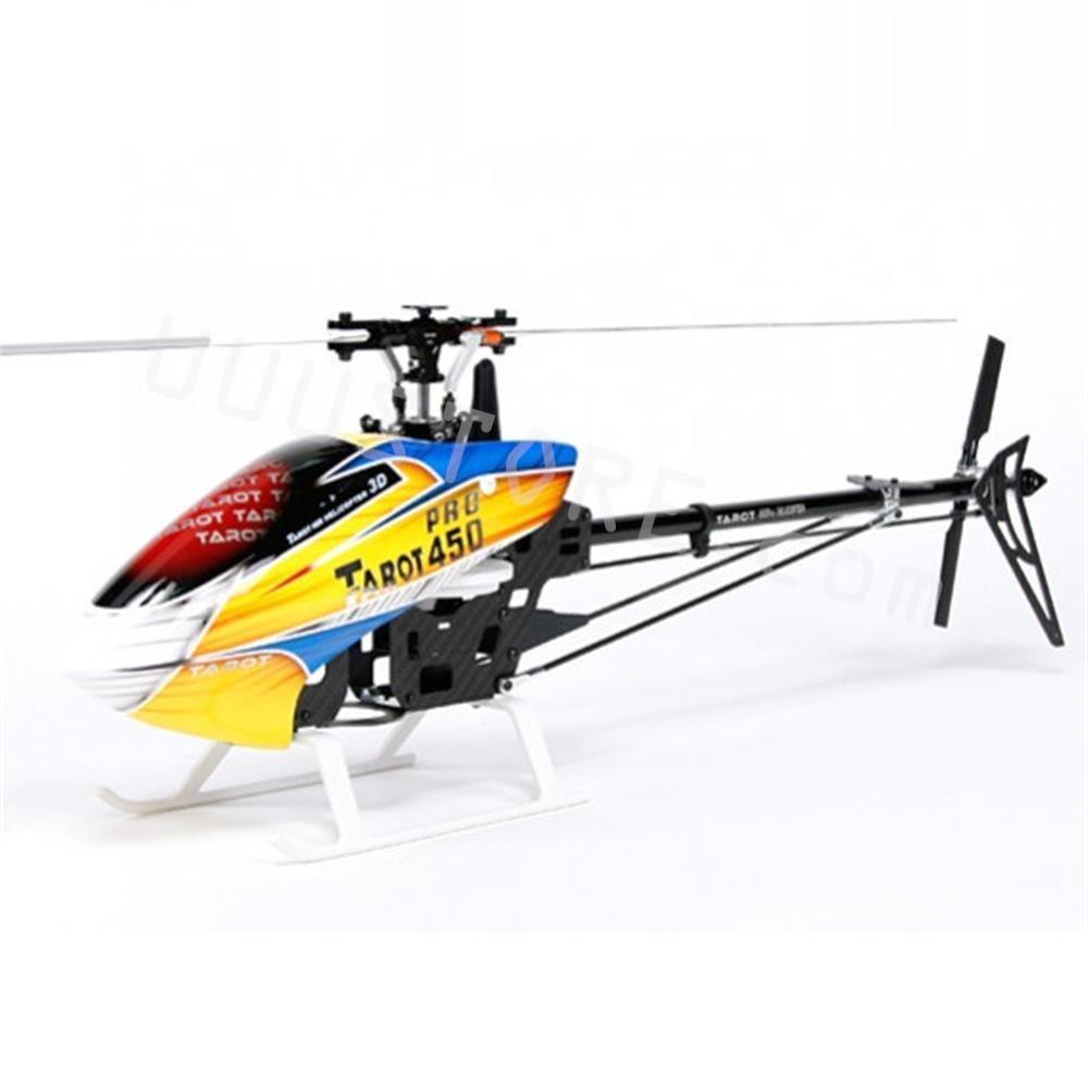 Original Tarot 450 PRO V2 FBL Flybarless RC 6CH Helicopter Metal Kit with Propeller TL20006 - RCDrone