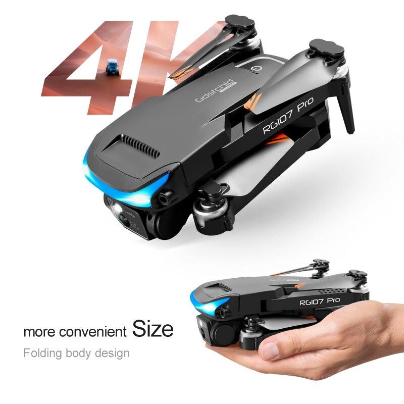 2023 NEW RG107 Drone Obstacle Avoidance Electrically Adjustable Camera RC 4K HD Dual Optical Flow Positioning Four Axis Aircraft - RCDrone