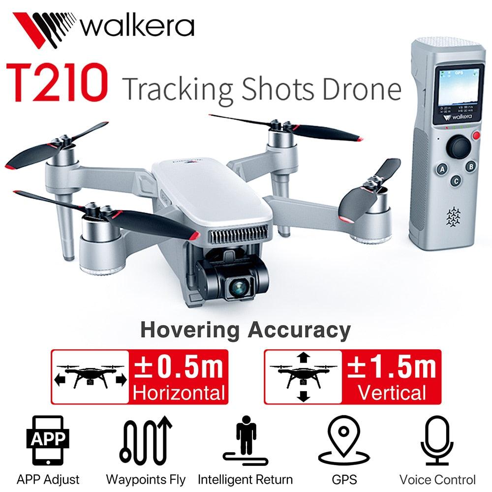 Walkera T210 Drone - 4k Camera for Adults Professional GPS Video Voice FPV Drones RC Toys RC Drone 4k Drone Camera Professional Camera Drone - RCDrone