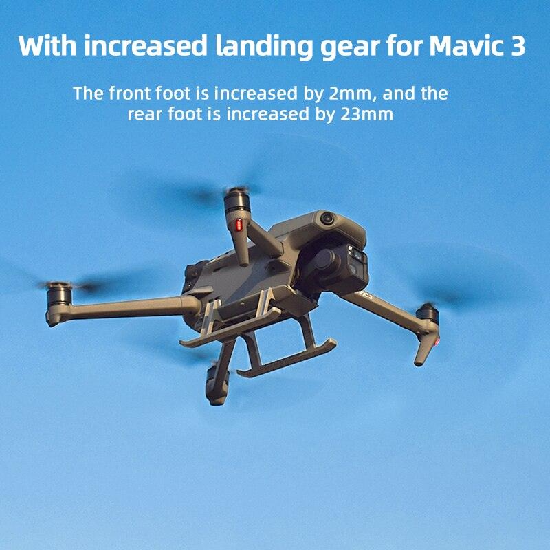Landing Gear for DJI Mavic 3 - Quick Release Foot Leg Extender Long Leg Protector Stand for DJI Mavic 3/3 Cine Drone Accessories - RCDrone