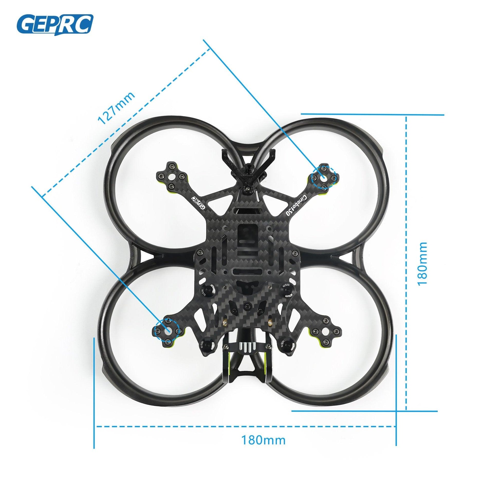 GEPRC GEP-CT30 O3 FPV Frame Kit Parts 3inch Propeller Accessory Base Quadcopter Frame FPV Freestyle RC Racing Drone Cinebot30 - RCDrone
